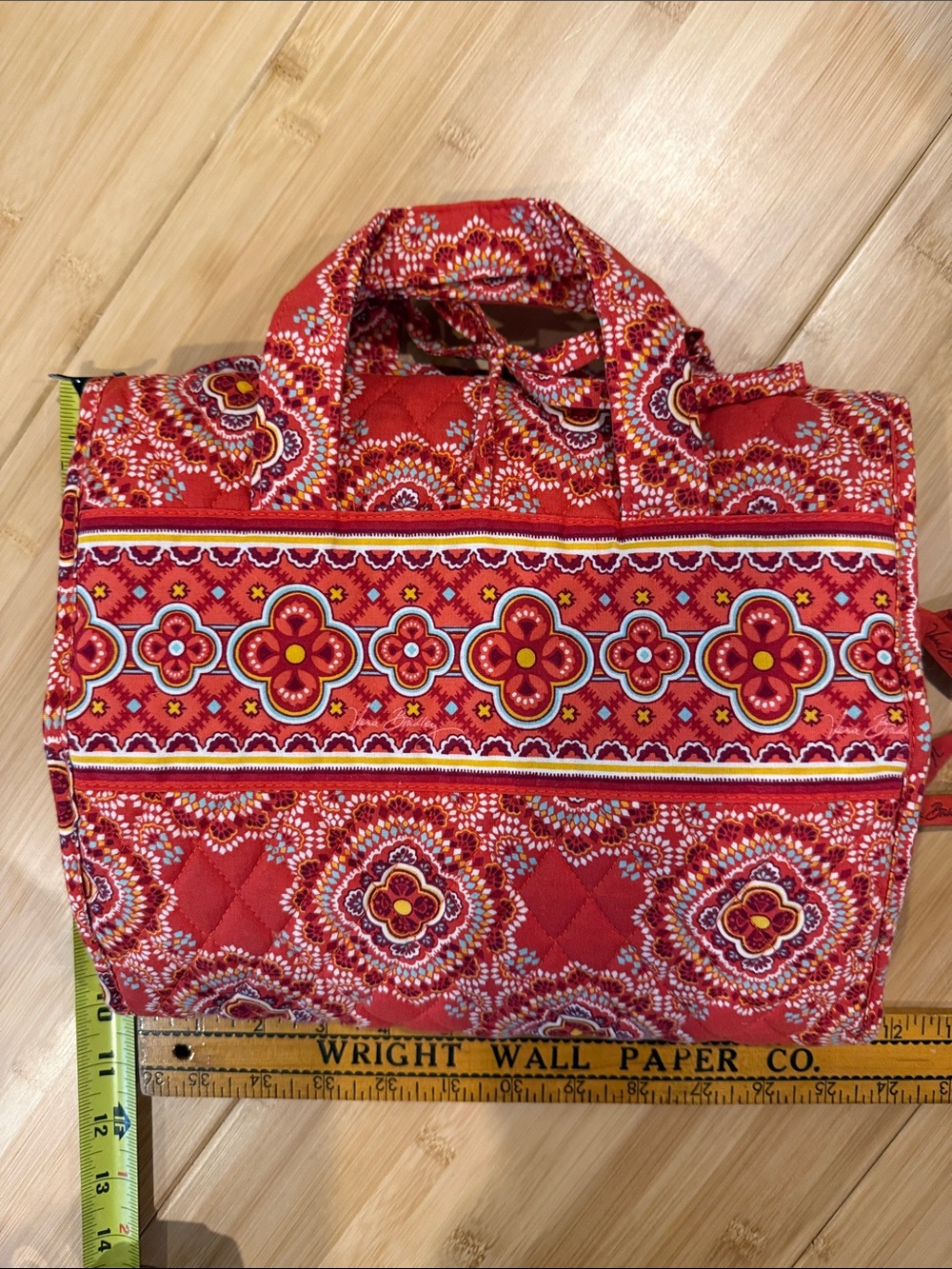 Vera Bradley “PAPRIKA”  Quilted Hanging Travel Organizer - Picture 6 of 6